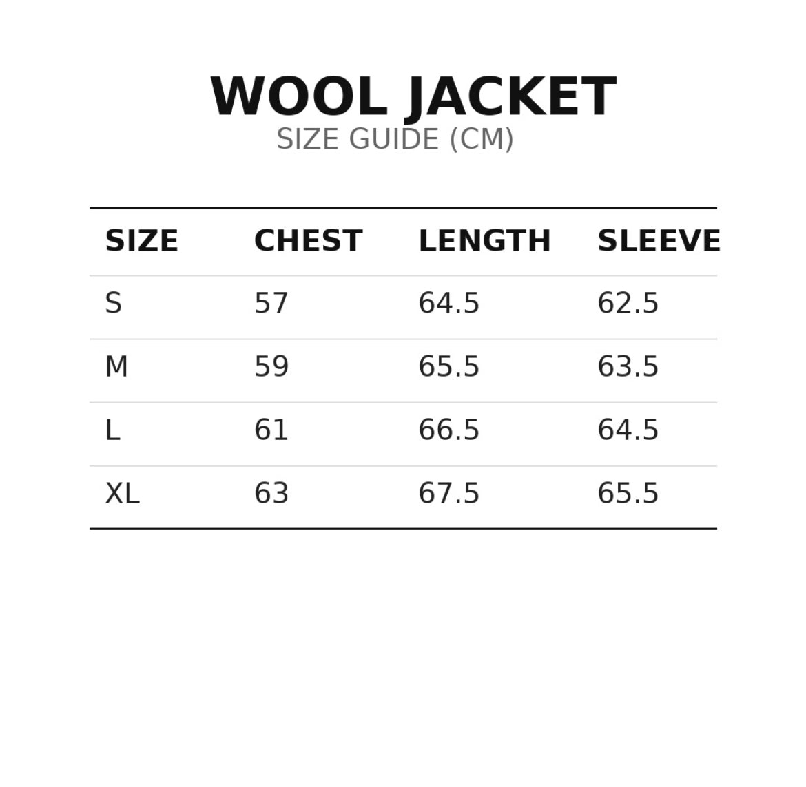 WOOL JACKET