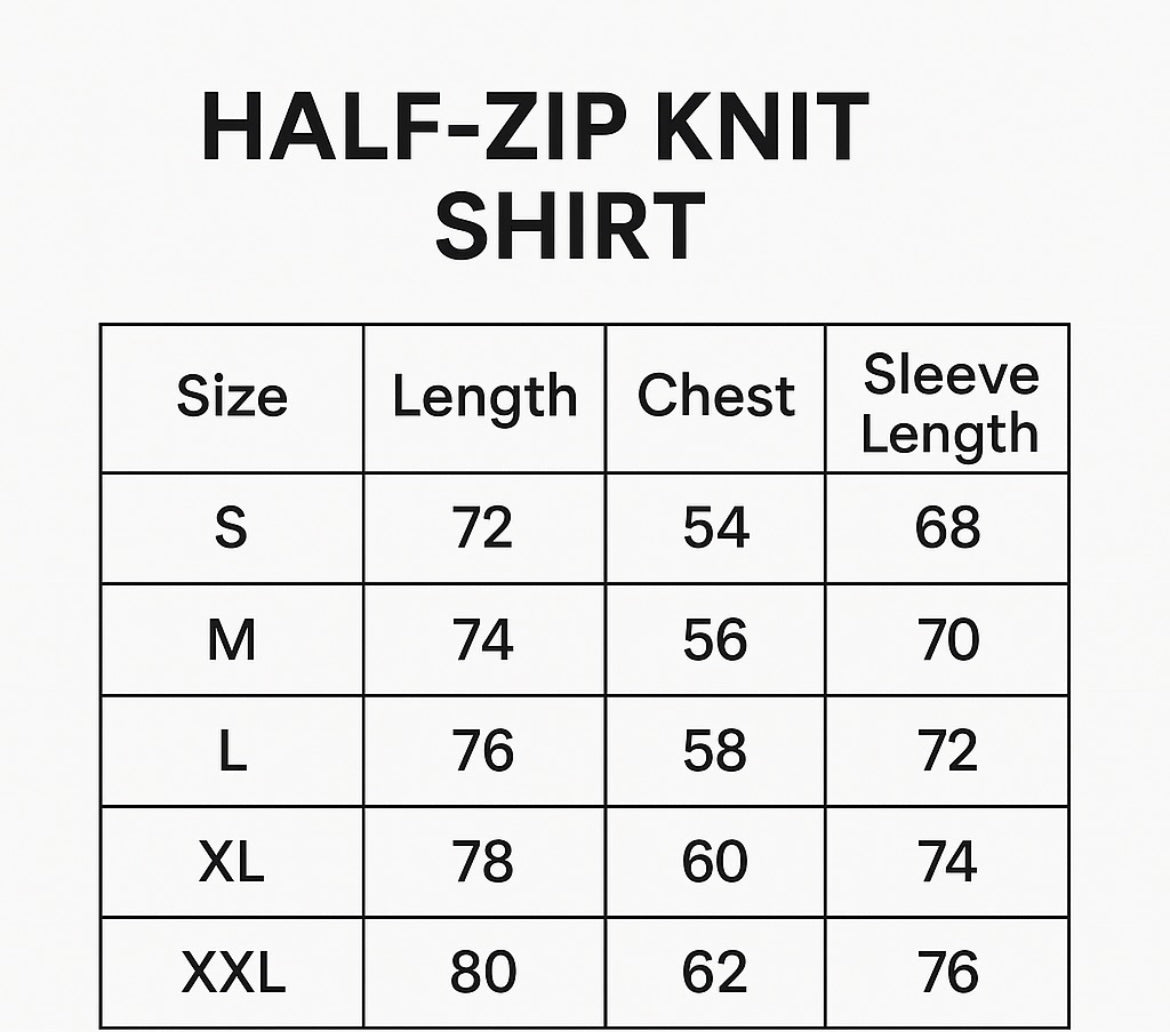 Zipper shirt