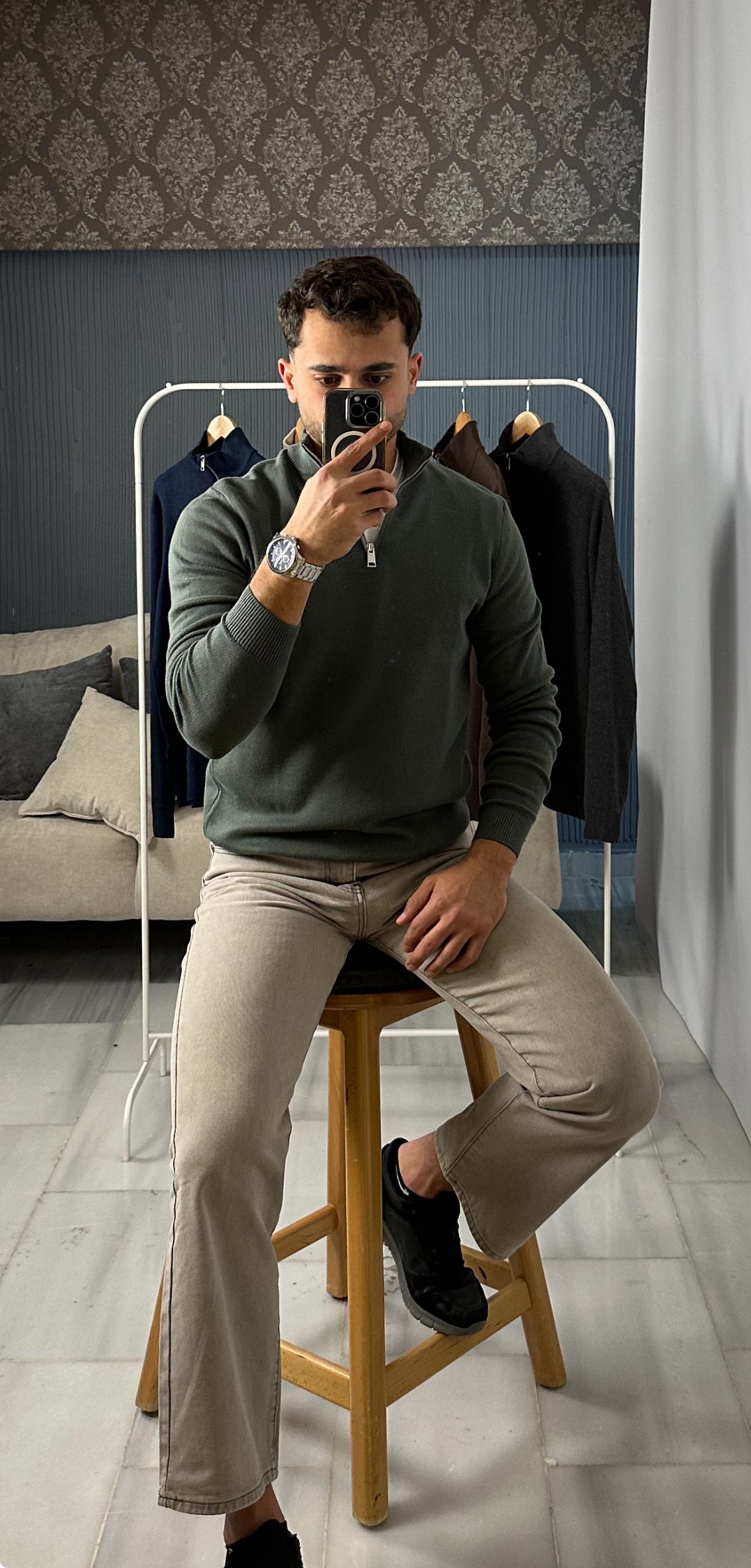 Zipper shirt