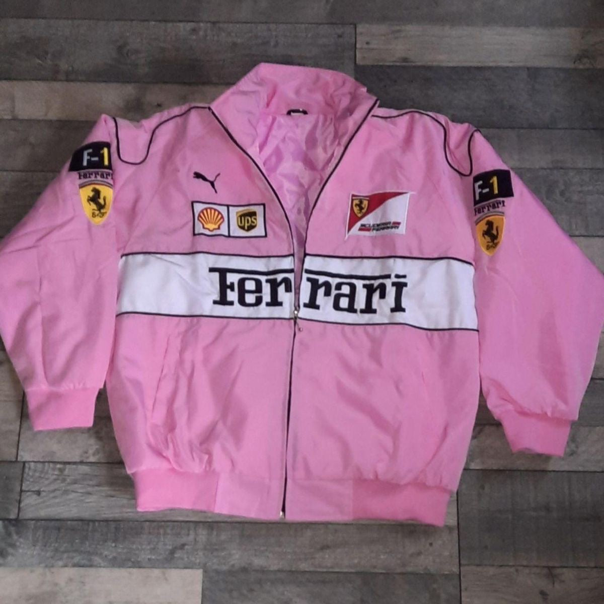Ferrari pink jacket
