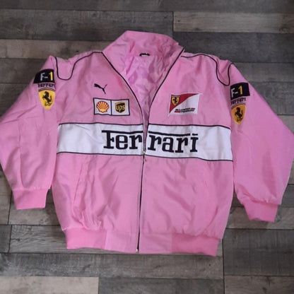 Ferrari pink jacket