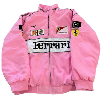 Ferrari pink jacket