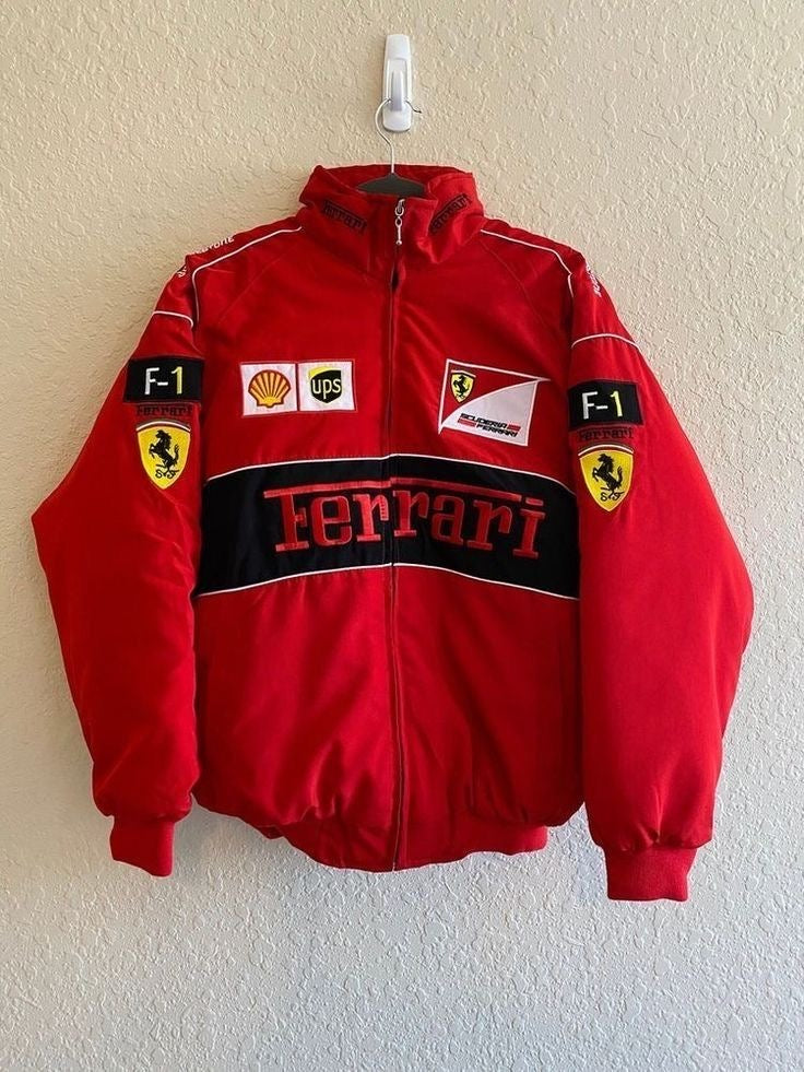 Ferrari red jacket