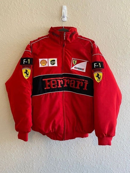 Ferrari red jacket