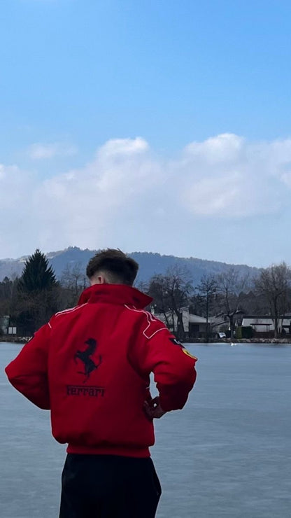 Ferrari red jacket