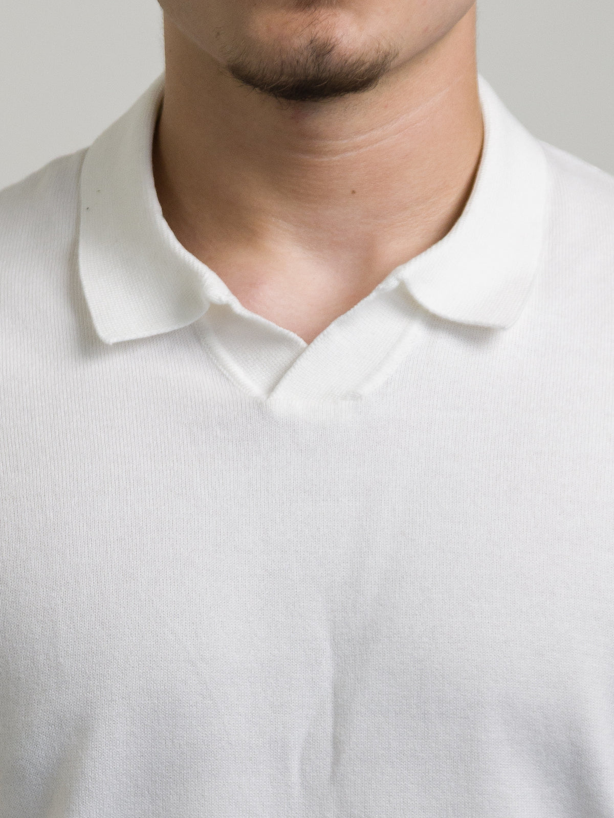 Textured polo t-shirt