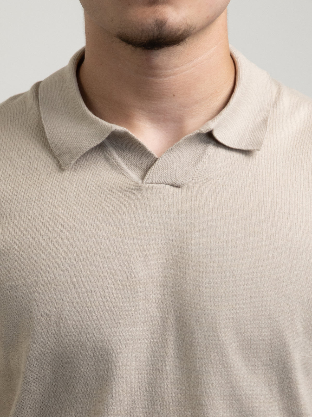 Textured polo t-shirt
