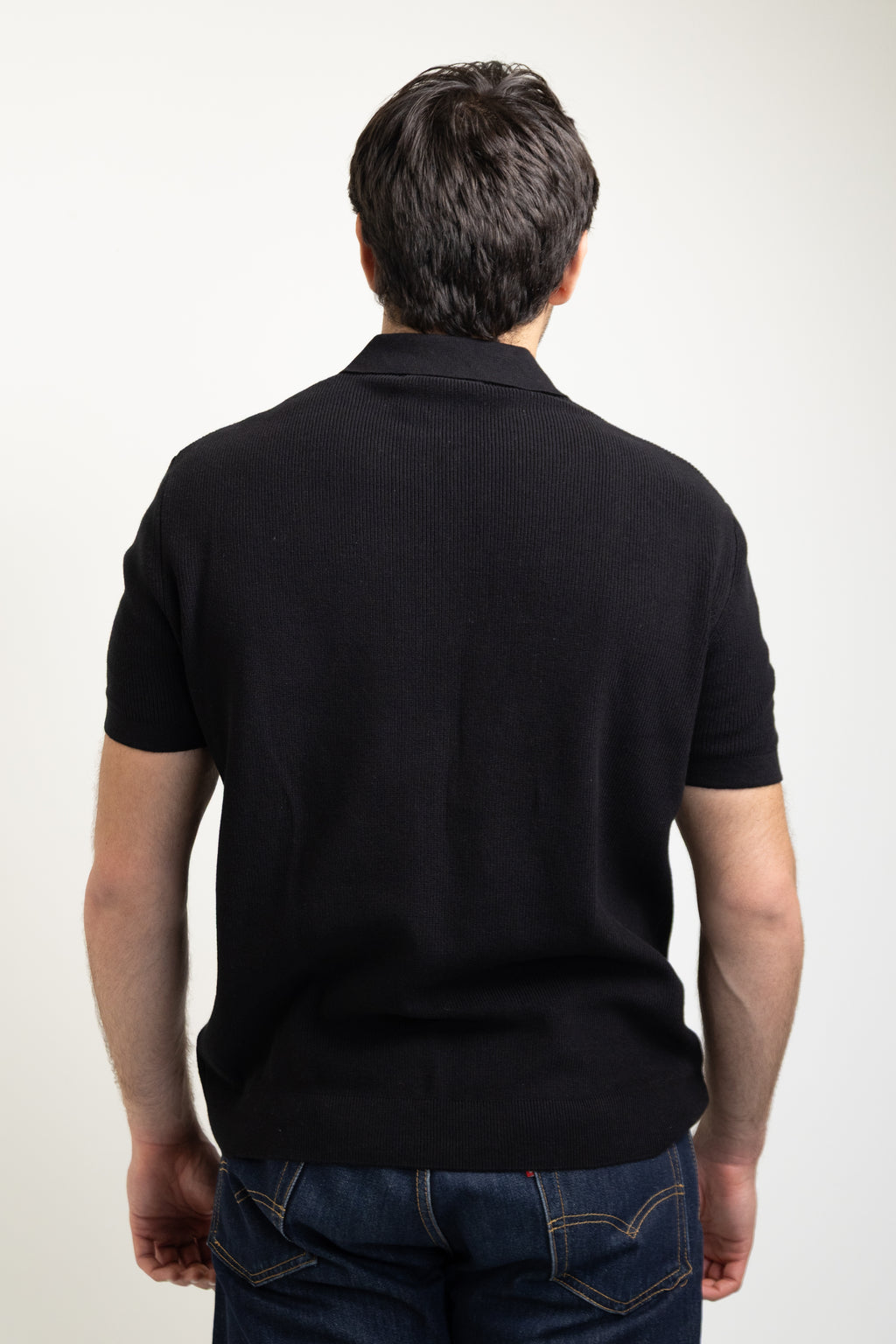 Zip-up polo