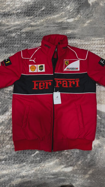 Ferrari red jacket